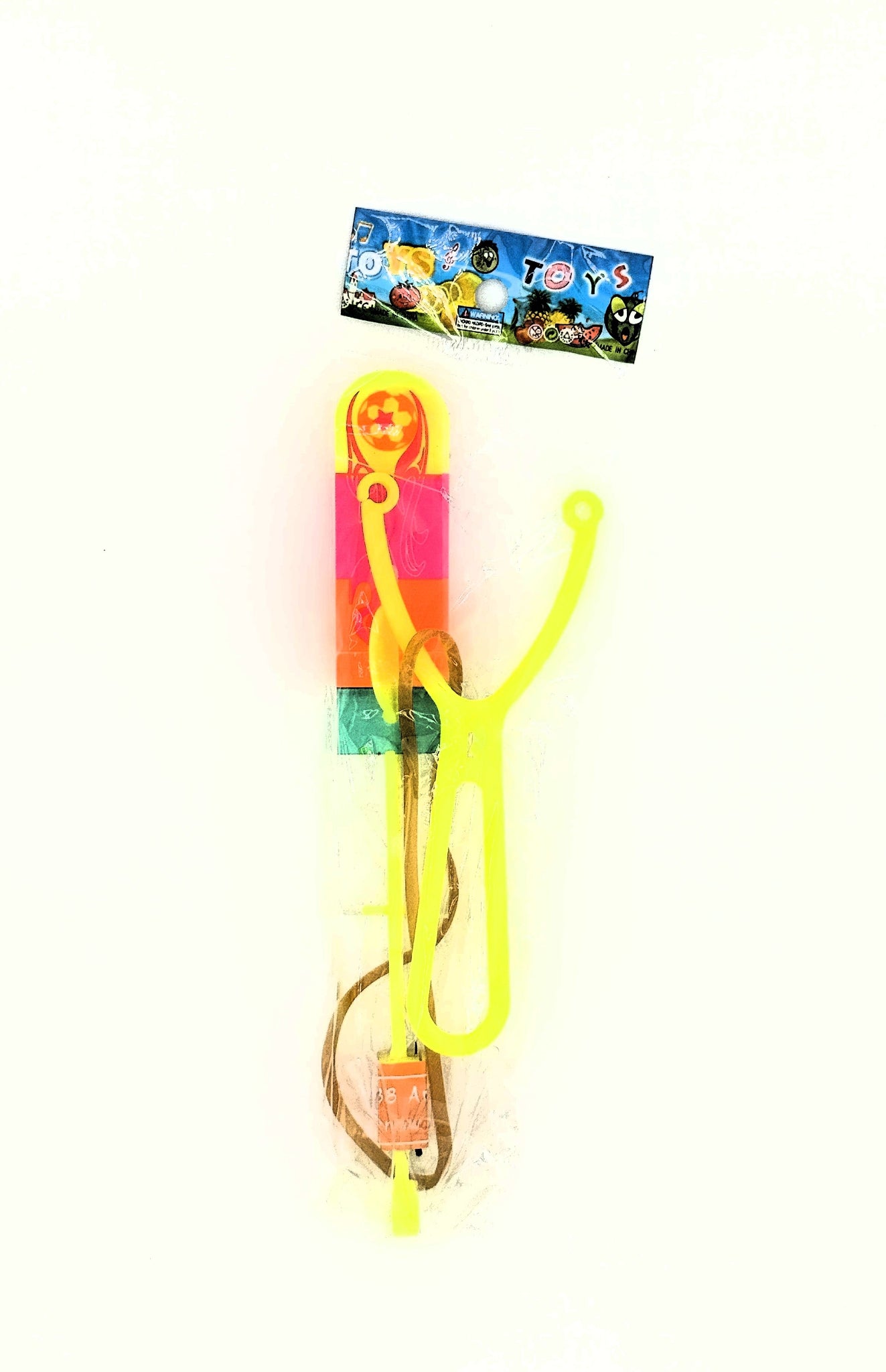 Flying Slingshot Rocket Toy – Light-Up Launcher for Kids