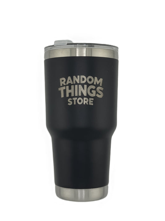 Random Things Store 32oz Stainless Steel Mug – Black