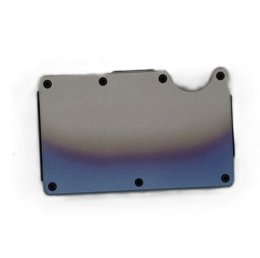 Titanium Gradient RFID-Blocking Wallet – Slim, Secure & Ultra-Durable