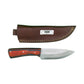 Frontier Edge Fixed Blade Knife – Hardwood Handle with Leather Sheath
