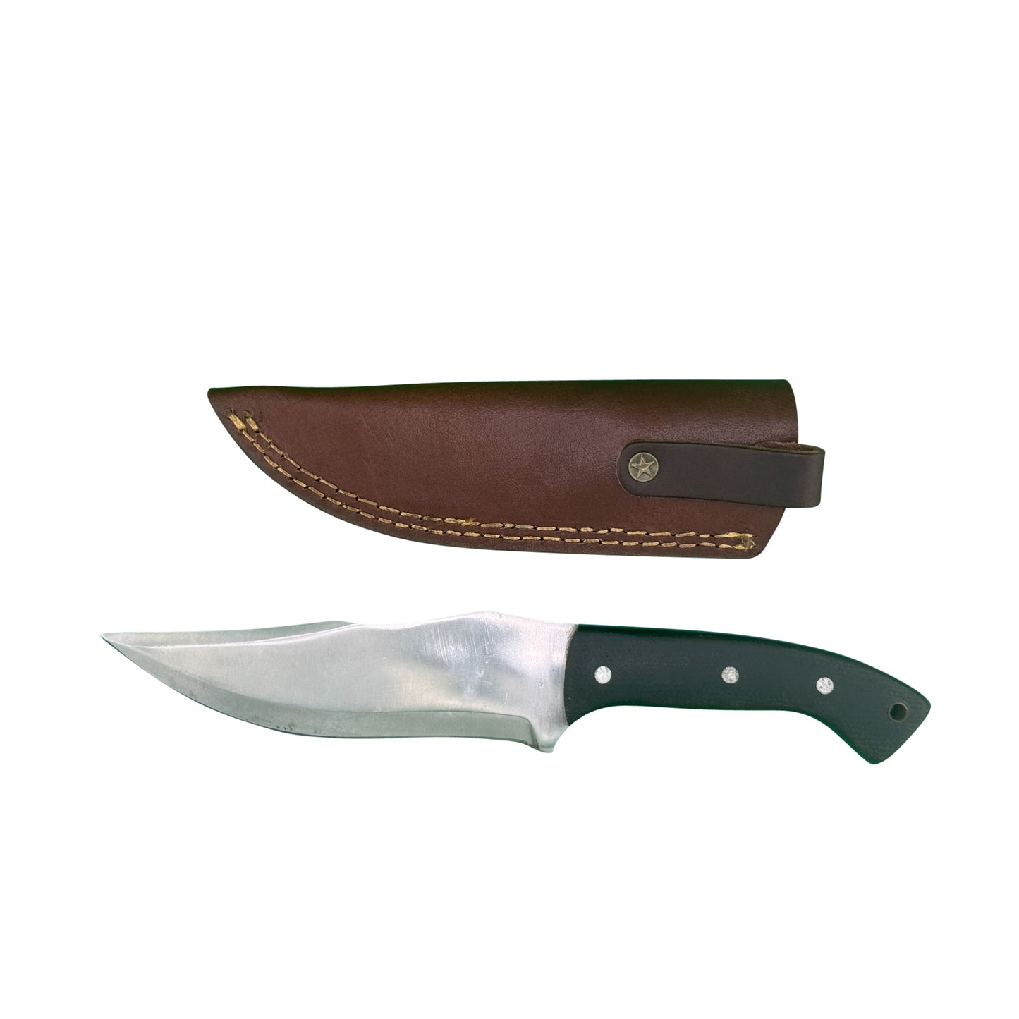 Rogue Talon Fixed Blade Knife – Synthetic Handle with Leather Sheath