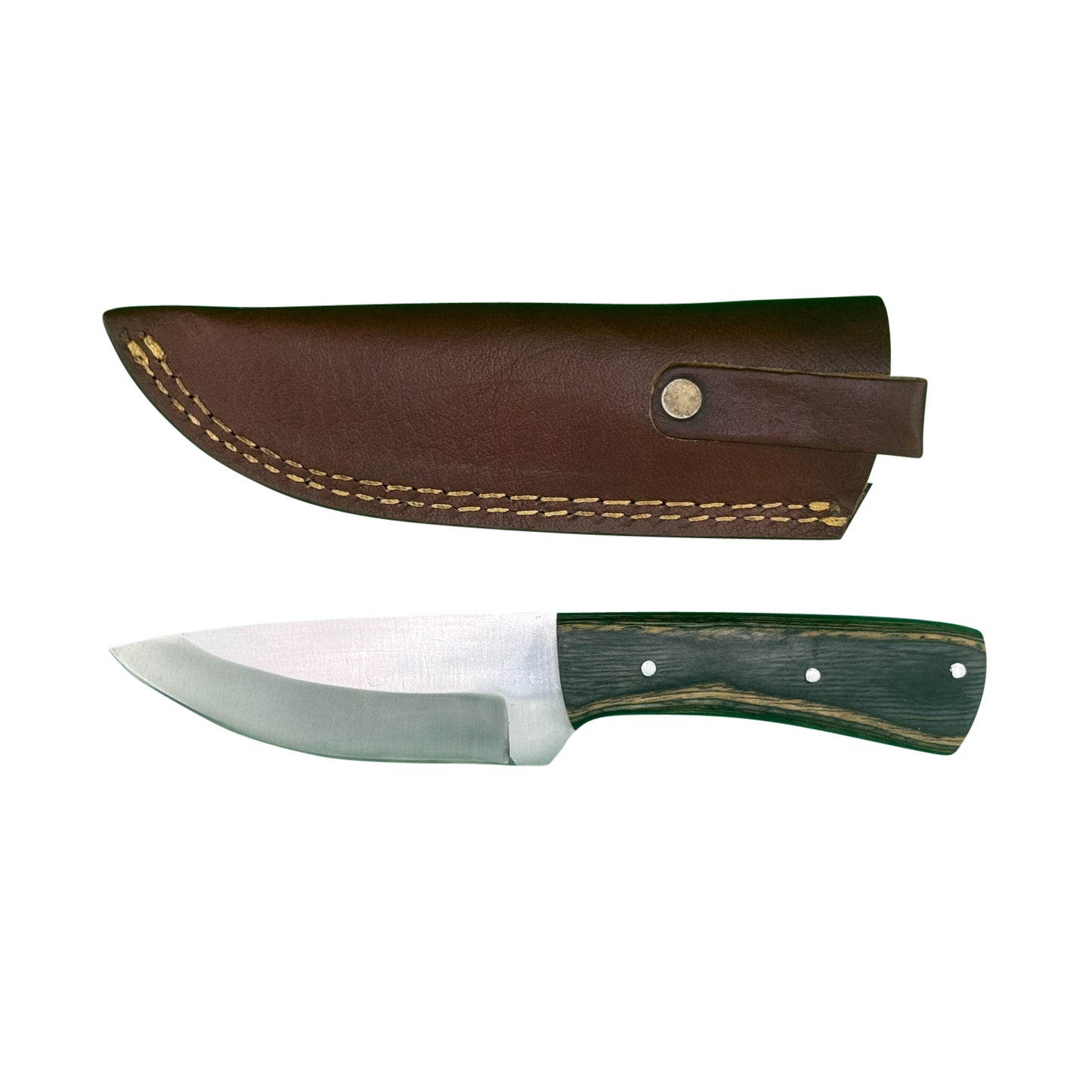 Blackwood Field Knife – Full Tang with Leather Sheath