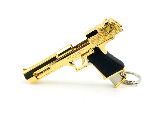 Golden Desert Eagle Toy Keychain