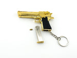Golden Desert Eagle Toy Keychain