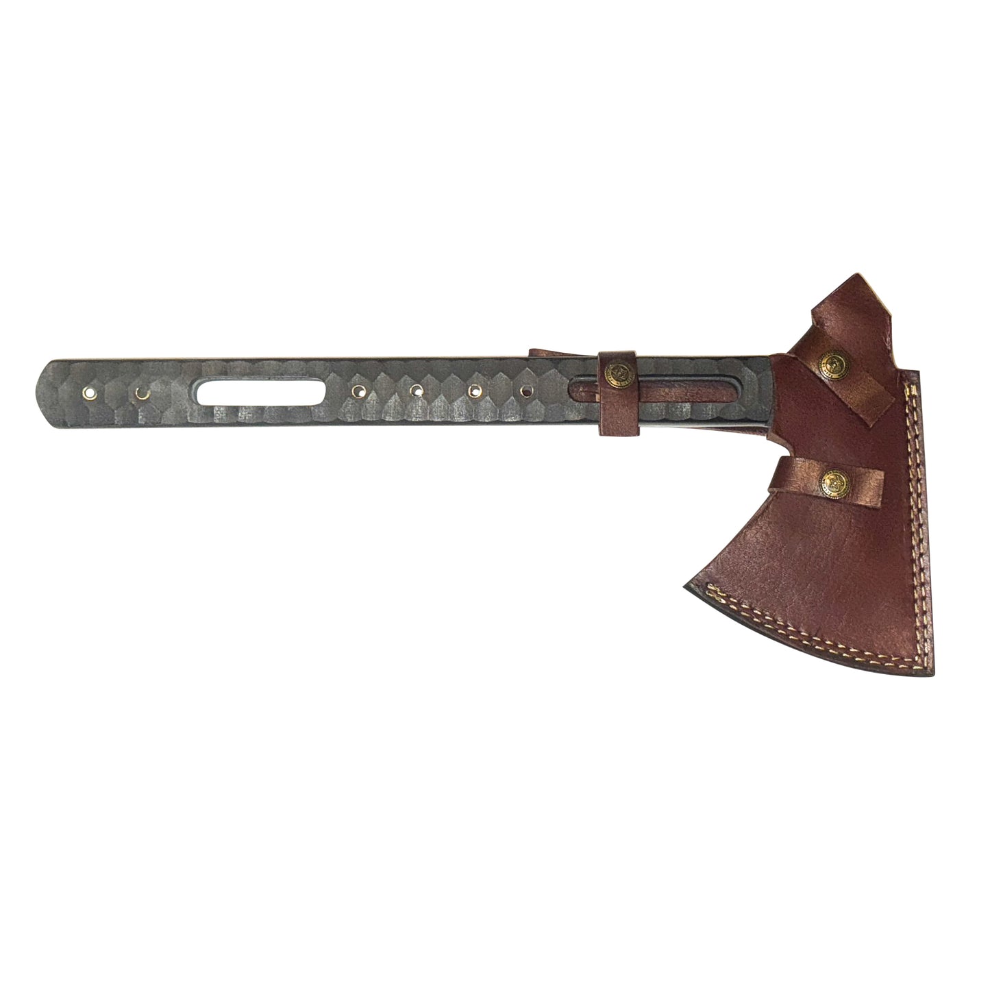 Tactical Hand-Forged Axe with Micarta Handle