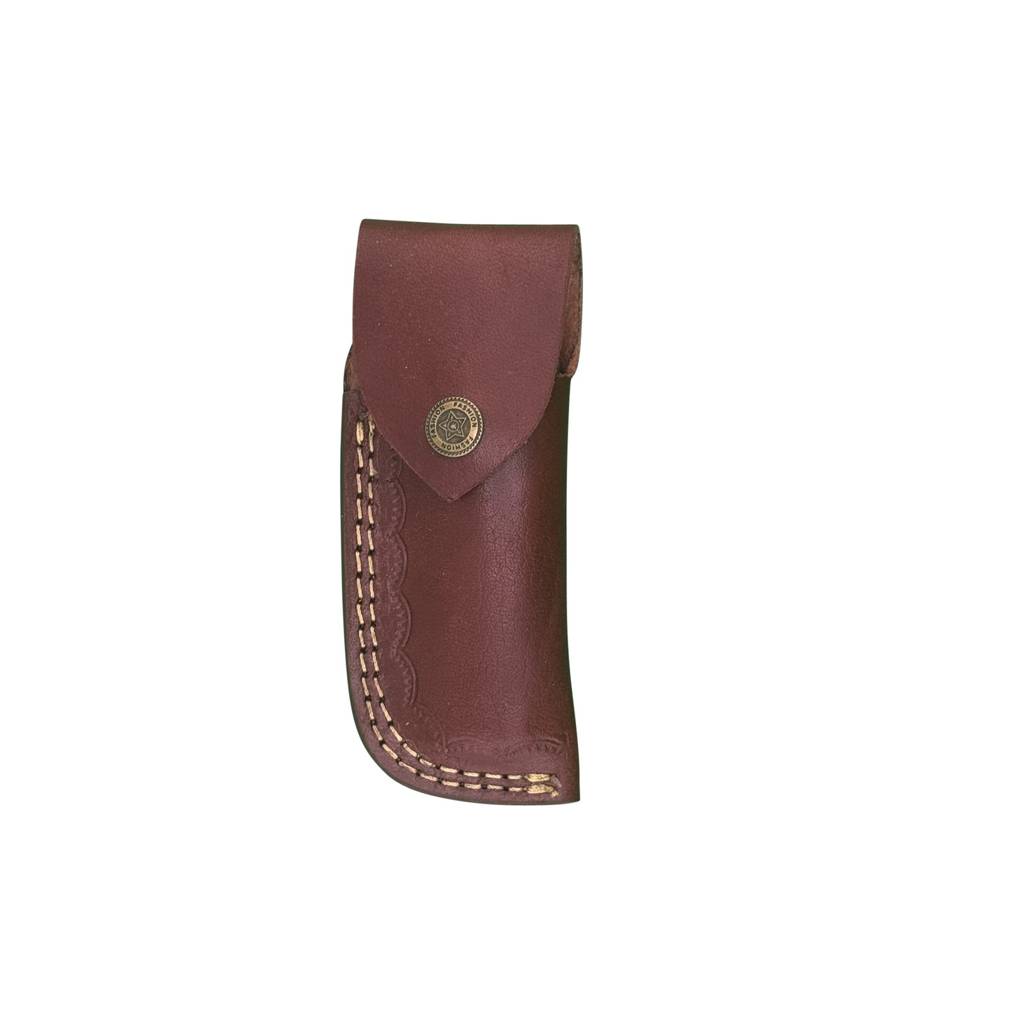 Factory Second Replica Buck 110 Folding Lockback Knife – D2 Steel Blade with Leather Sheath