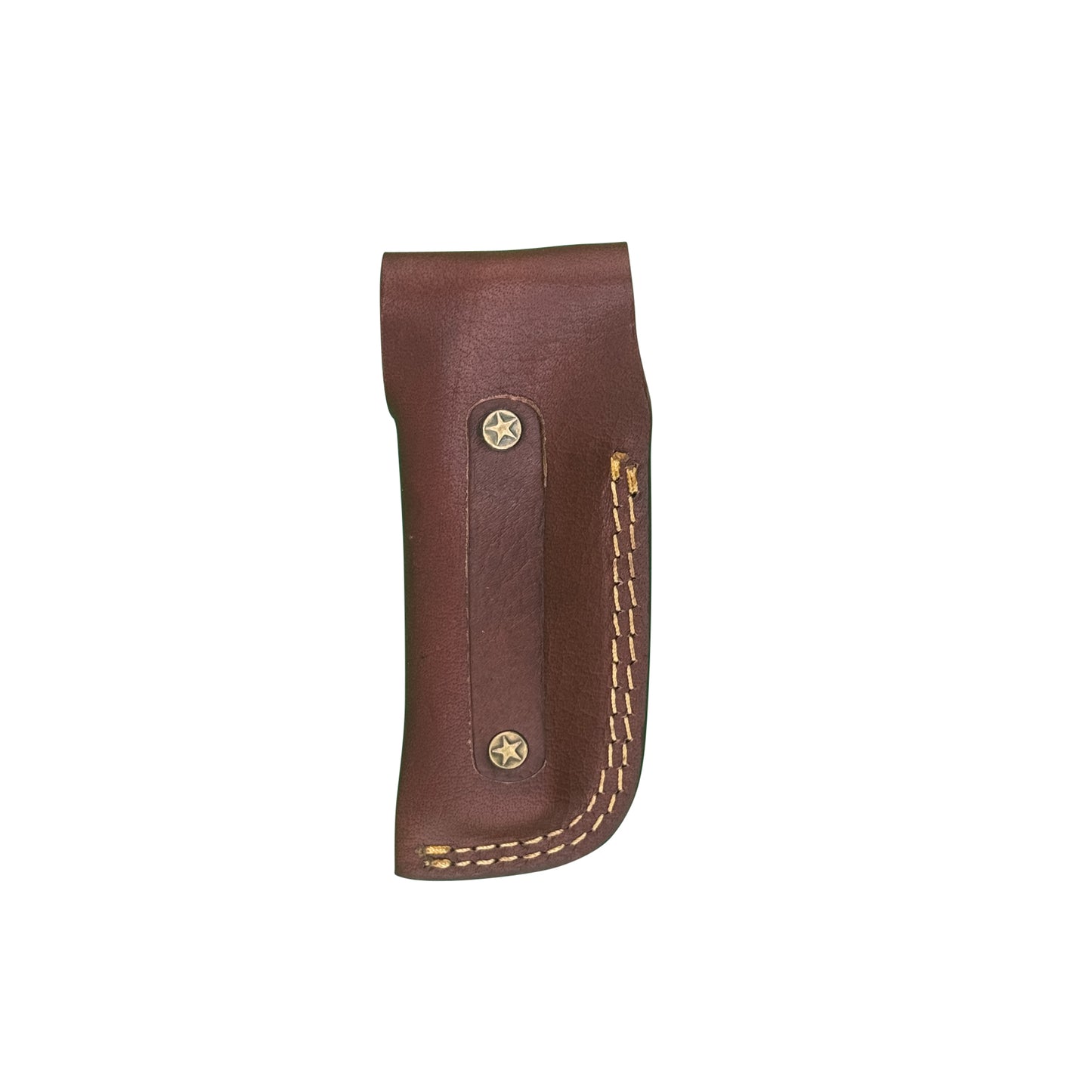 Factory Second Replica Buck 110 Folding Lockback Knife – D2 Steel Blade with Leather Sheath