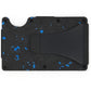Forged Carbon Fiber RFID Wallet – Blue Flake Edition